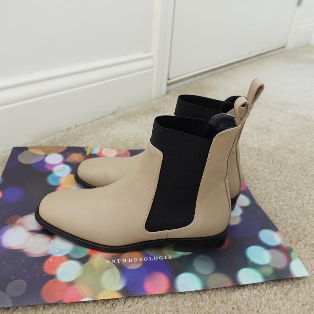 The Italian Leather Square Toe Chelsea Boot